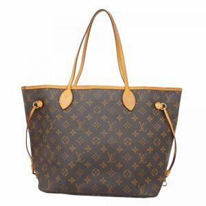 Louis Vuitton Monogram Neverfull MM Tote Bag M40156 Brown Women's